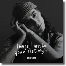 Cover: Malou Lovis - things I wrote down last night