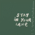 Cover: Courtney Barnett - Stay In Your Lane