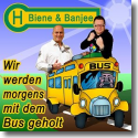 Cover: Biene & Banjee - Wir werden morgens mit dem Bus geholt