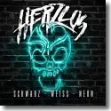 Cover:  Herzlos - Schwarz-Weiss-Neon