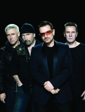 Bono erhaelt Gitarrenverbot von U2-Kollegen