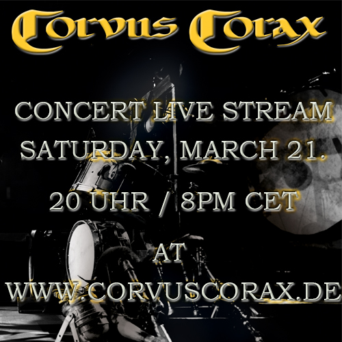 Coronavirus: Corvus Corax stehen vor dem Nichts - Online Konzert kann die Rettung seinCoronavirus: C