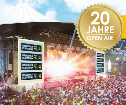 20 Jahre Berliner Rundfunk Open Air: Ein Jubilaeumskonzert der Extraklasse!