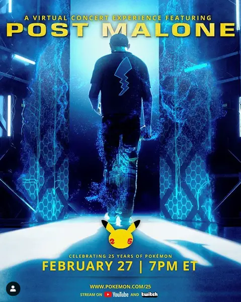 Foto zur News Post Malone kommt ins Spiel 'Pokémon' – Post Malone vom 25.02.2021