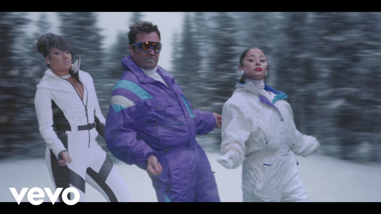 Jimmy Fallon feat. Ariana Grande & Megan Thee Stallion – It Was A… (Masked Christmas)