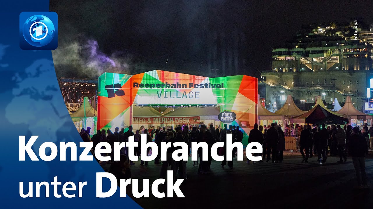 tagesschau Bericht: Musikbranche unter Druck -  Hilfsfond für kleine Konzerte
